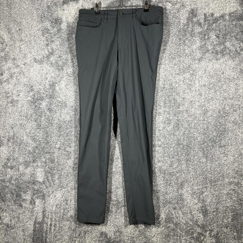 Lululemon Pants Mens 31x32 Gray Chino Skinny ABC Warpstreme Tapered Casual Slim